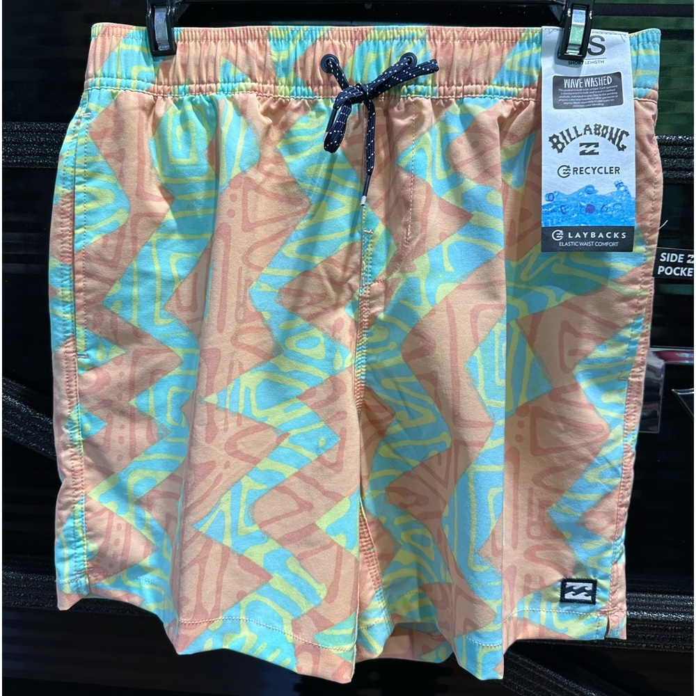Billabong Sunday Layback 17" Melon Volley Boardshort